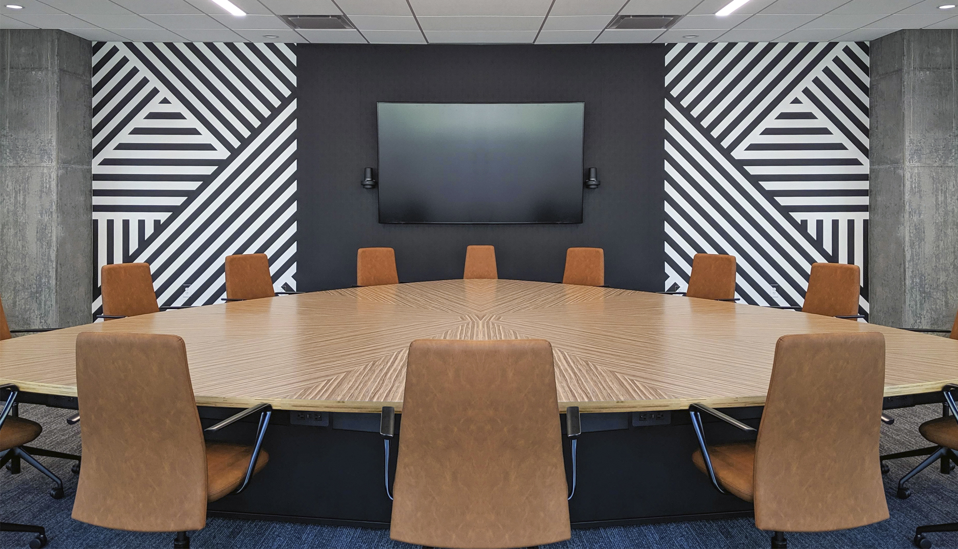 modern funky chic office conference furniture with seats