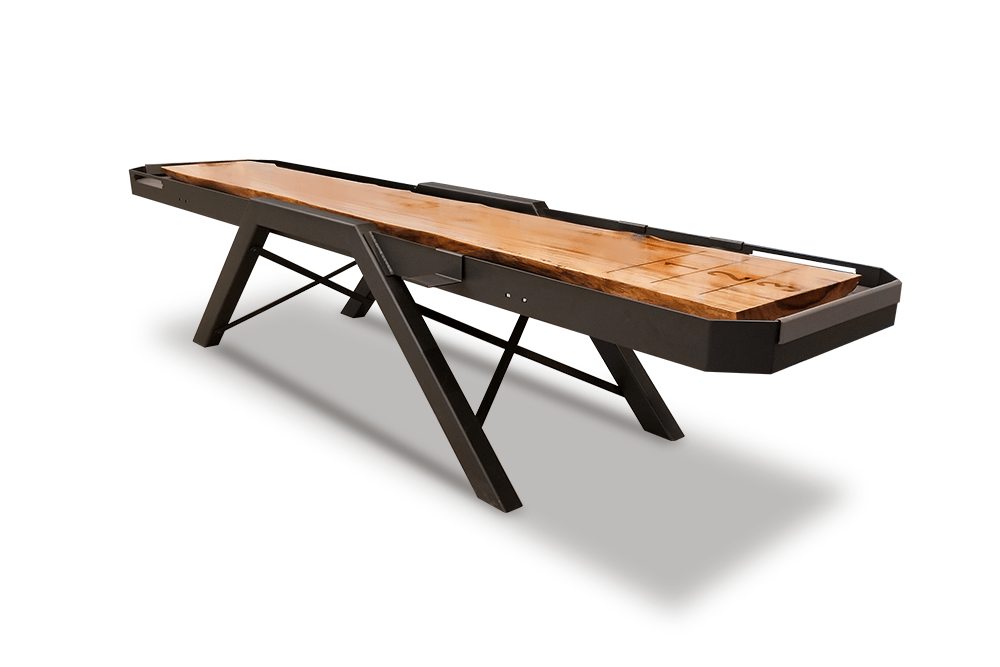 custom made shuffleboard steel table
