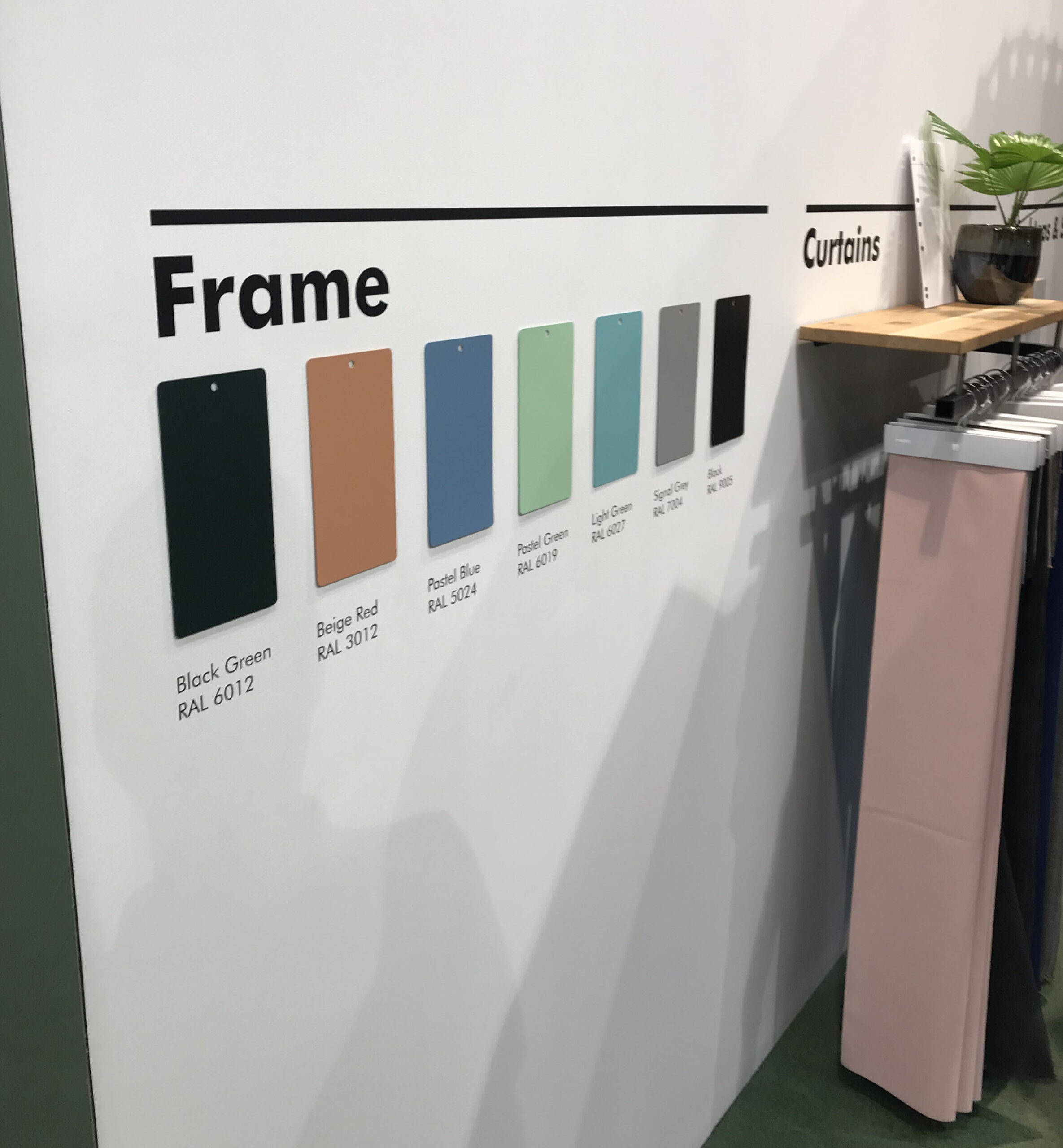 color palette at orgatec