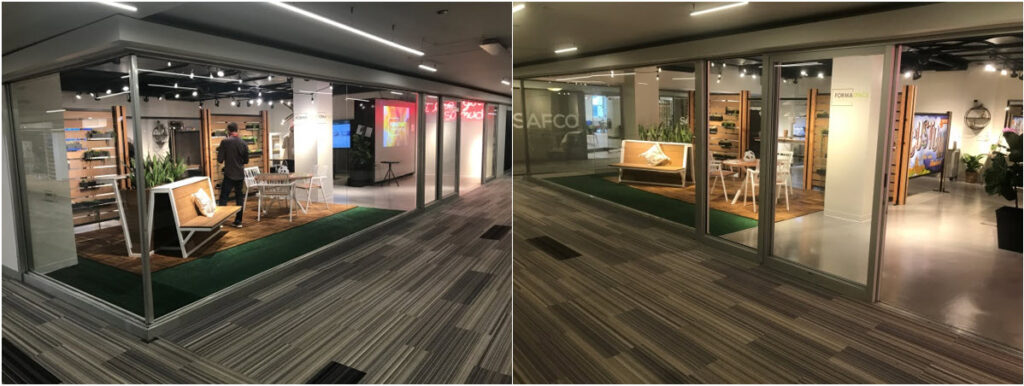 Formaspace Contract showroom before Neocon 2021